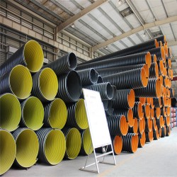 洛阳聚乙烯钢带波纹管厂家 增强型聚乙烯钢带波纹管