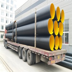 河南聚乙烯钢带波纹管厂家 增强型聚乙烯钢带波纹管