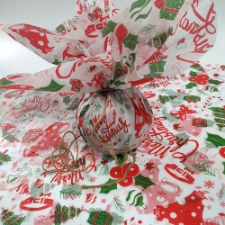 圣诞包装纸~圣诞节平安果包装纸·圣诞礼品包装纸