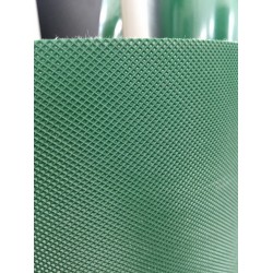 PVC绿色草花纹输送带 环形封箱机工业流水线传送带