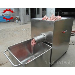 大型冻肉绞肉机 全自动冻肉腊肠风干肠绞肉机 冻肉冻牛肉碎肉机