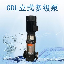 水厂分区送水主管增压泵CDL型轻型立式管道离心泵