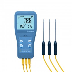 三通道热电偶温度表RTM1003便携式模具包装温度检测仪