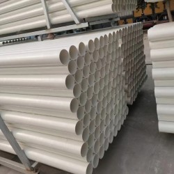 160大口径排水管 PVC白色圆管