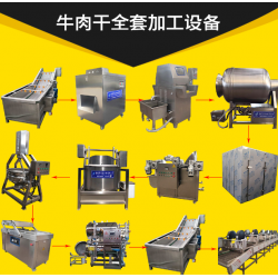 牛肉干生产线 全套牛羊肉加工设备 整套鸭肉干制作工艺