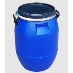 60升法兰桶塑料圆桶60L化工桶密封涂料桶